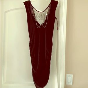 Never worn Black dress with chain detail